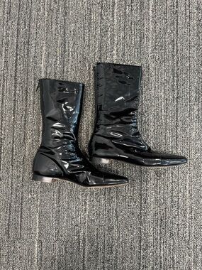 Manolo Blahnik black boots size 40